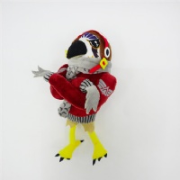 20cm Red College US Mascots Eagle Plush Animal Toy