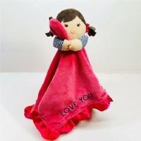 30cm Red Girl Boy Comfortable Plush Doll Toy Baby Security Blanket