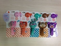 20cm Baby Pacifier Clips with animal heads