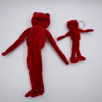 France Peluche personnalisée mascotte keychain frog red stuffed animals