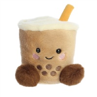 Soft Milky Tea Peluche Brown Custom Plush Toy 15cm